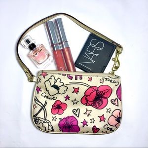 Coach Poppy Wristlet Satin